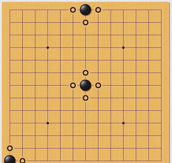 围棋被围住但中间有气