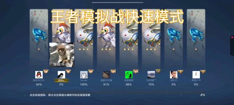 王者模拟战快速模式最强阵容