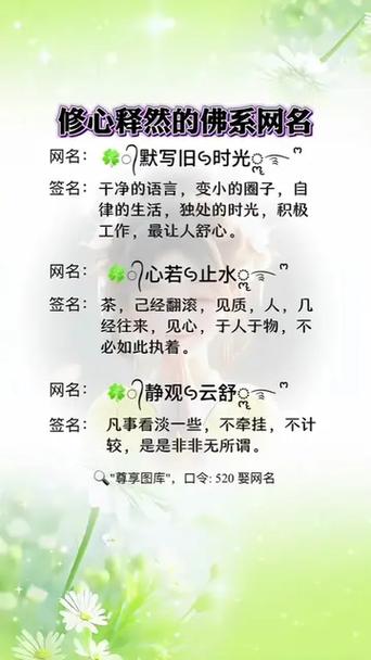 取个道家修心的网名