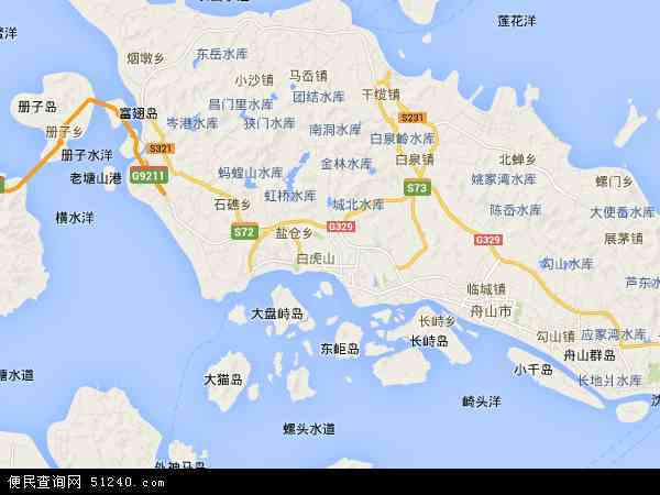 舟山市定海区地图