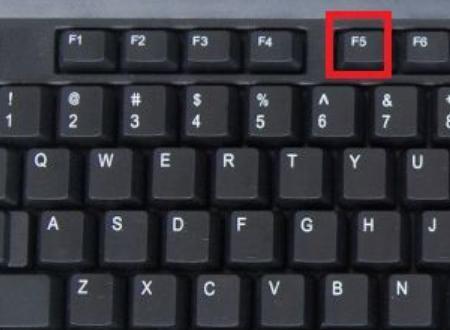 键盘f5怎么按图标