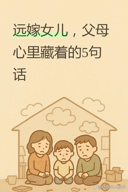 远嫁不能陪父母的说说