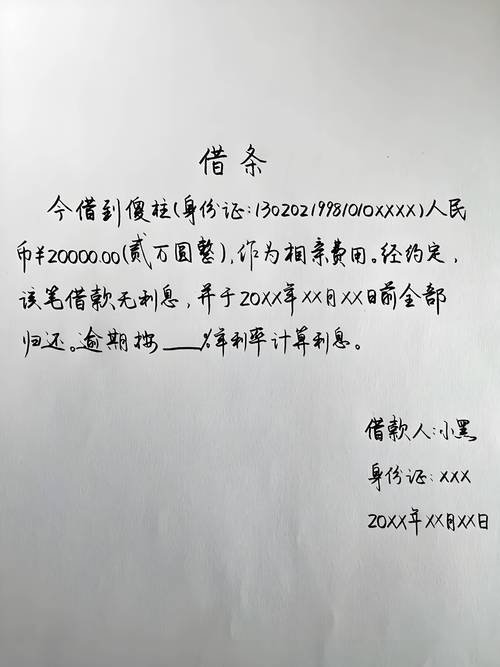 丁小飞的借条怎么还