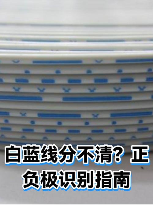 白蓝线怎么分正负极图标