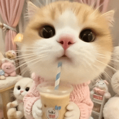 美味猫堡小女孩表情包gif