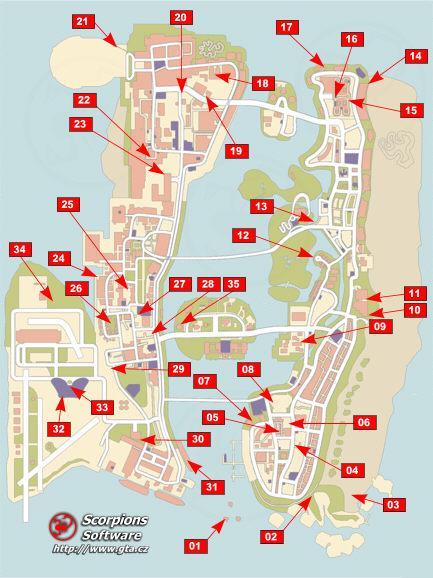 罪恶都市所有包裹位置