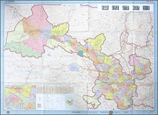甘肃地图全图可放大