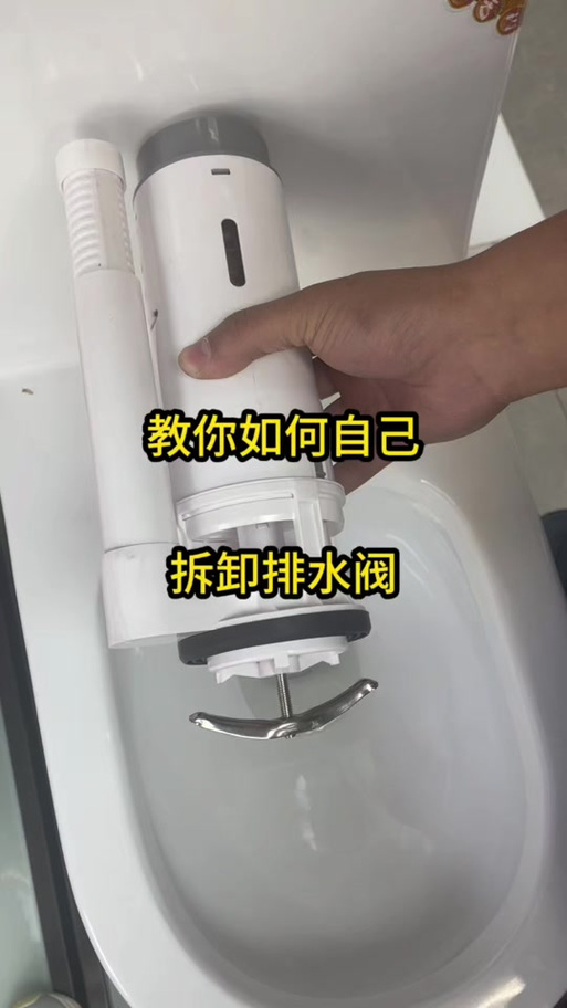 马桶按压器拆卸图解