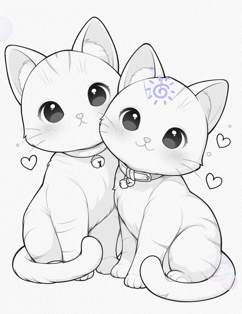 小花猫涂什么颜色最好看图标
