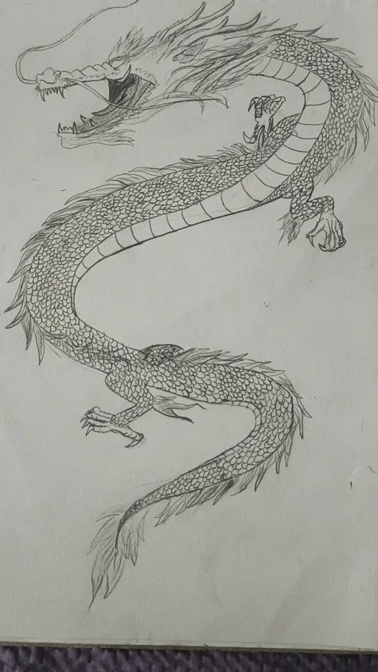 一二三年级简笔画龙缩略图