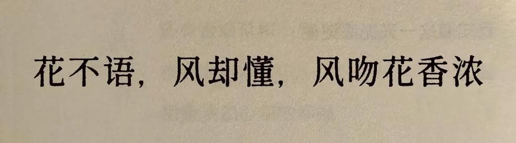 花不语 风却懂