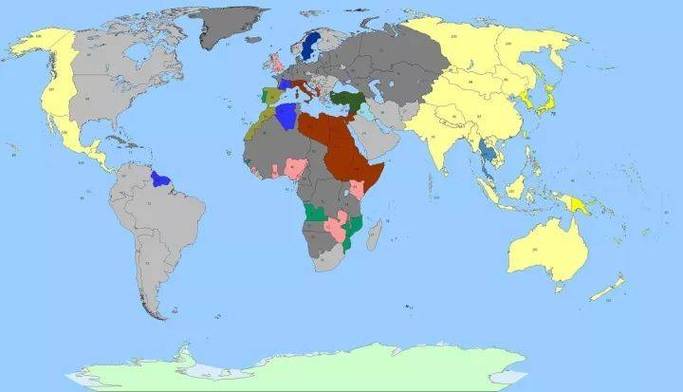 二战之前的世界地图