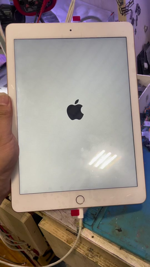 ipad反复重启白屏图标