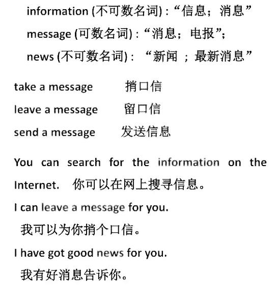 message的意思截图