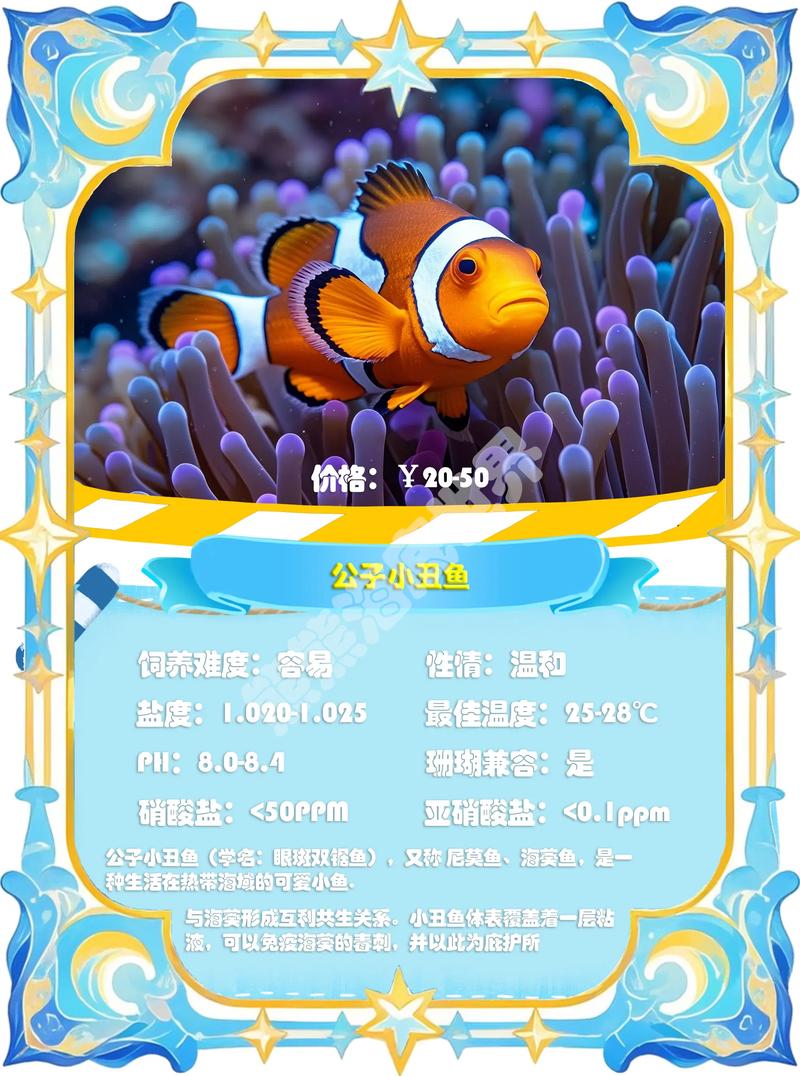 小丑鱼价格一般多少钱图标