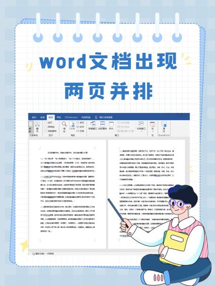 为什么word两页之间紧密相连截图