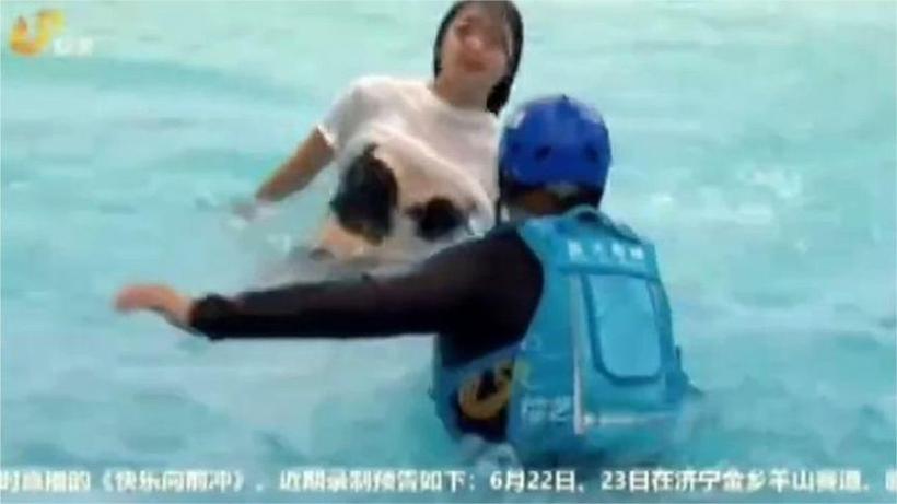 闯关第一关落水