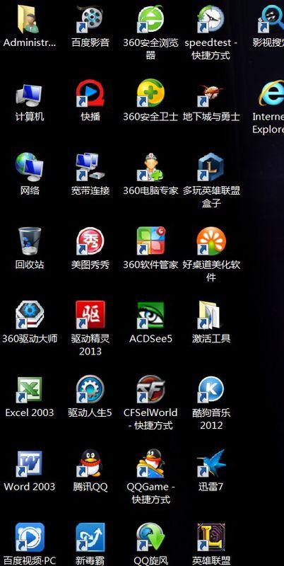 桌面图标模糊原因