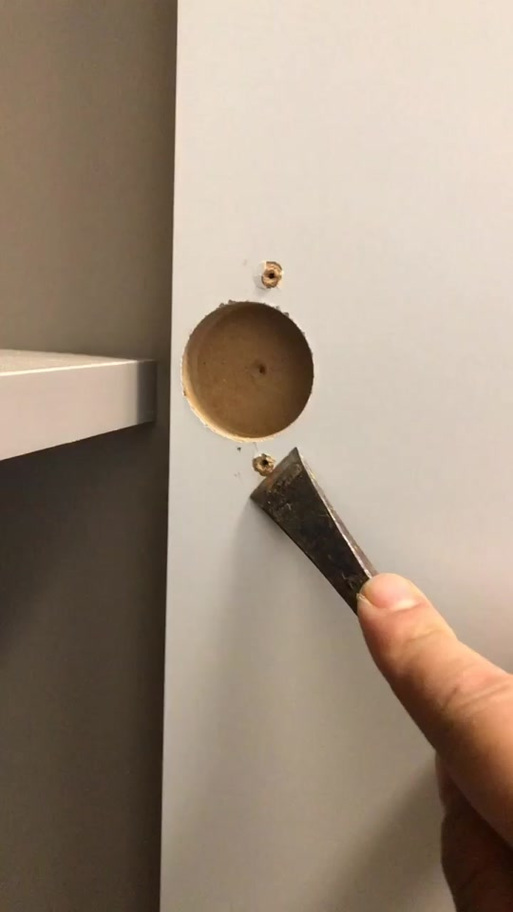 衣柜的合页掉了怎么安装
