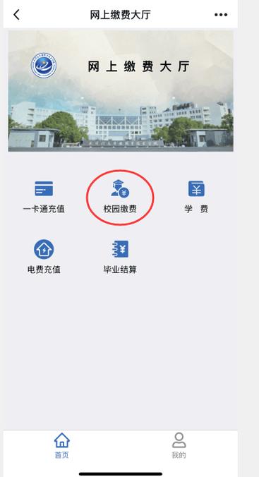智慧校园缴费入口图标