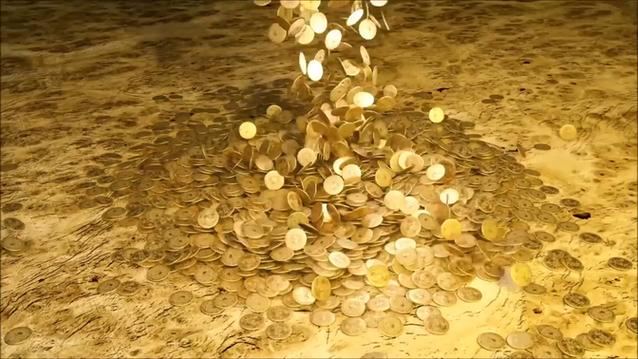 金钱入袋声音