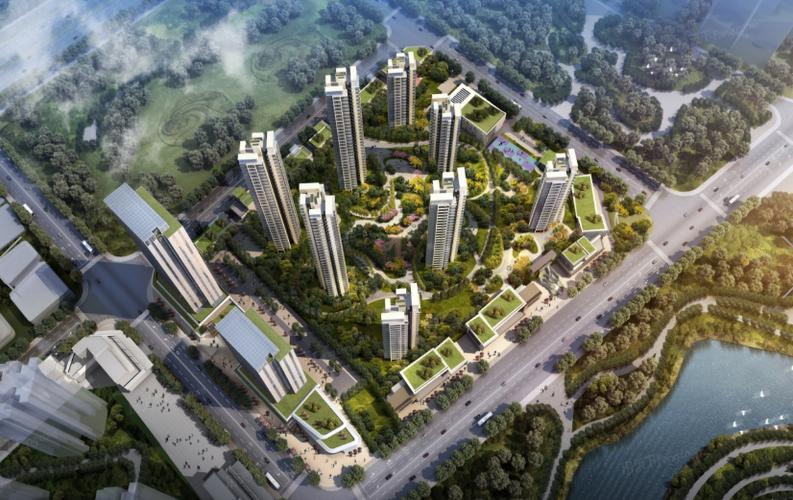 天府中心国际社区楼间距截图