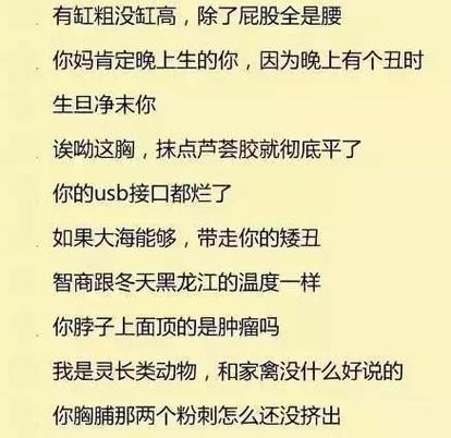 九键打出来骂人的话截图