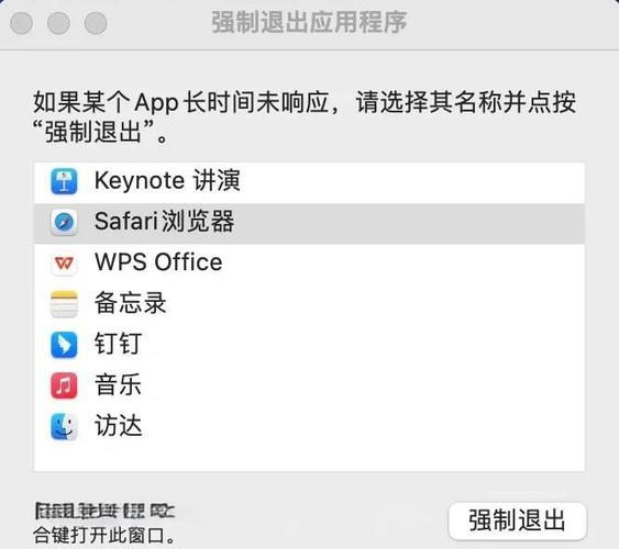 Mac如何强制退出图标