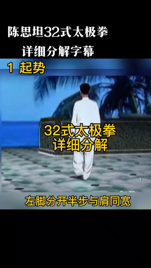 1一32式太极剑分解教学
