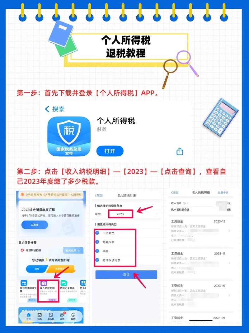 怎么退个人所得税流程截图