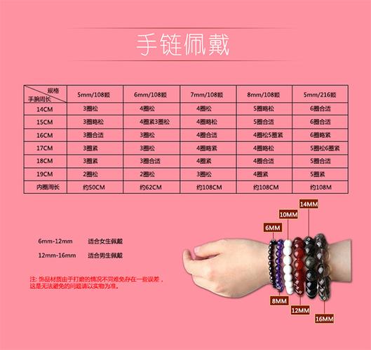 手绳要比手围大多少截图