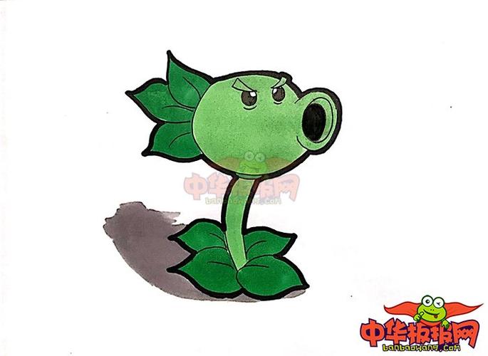 原始豌豆射手的画法