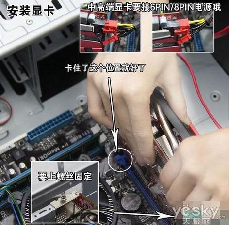 显卡槽的鱼尾插怎么卸掉