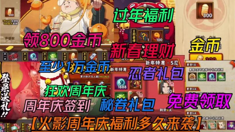 火影忍者今年周年庆送什么忍者图标