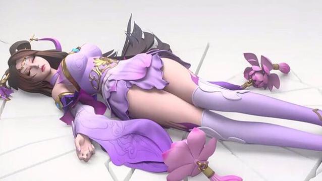 王者女英雄死亡3d动画