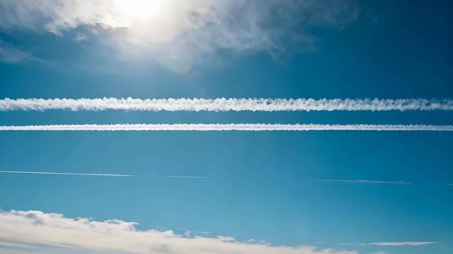 天空出现白线整条会移动图标