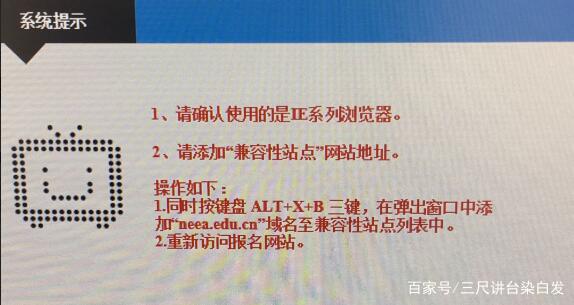 手机登录教资报名不兼容