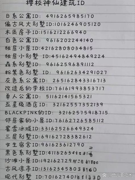 樱花校园模拟器中文版跑酷ID