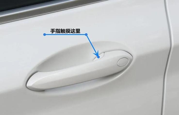 车门把手上的按键作用图标