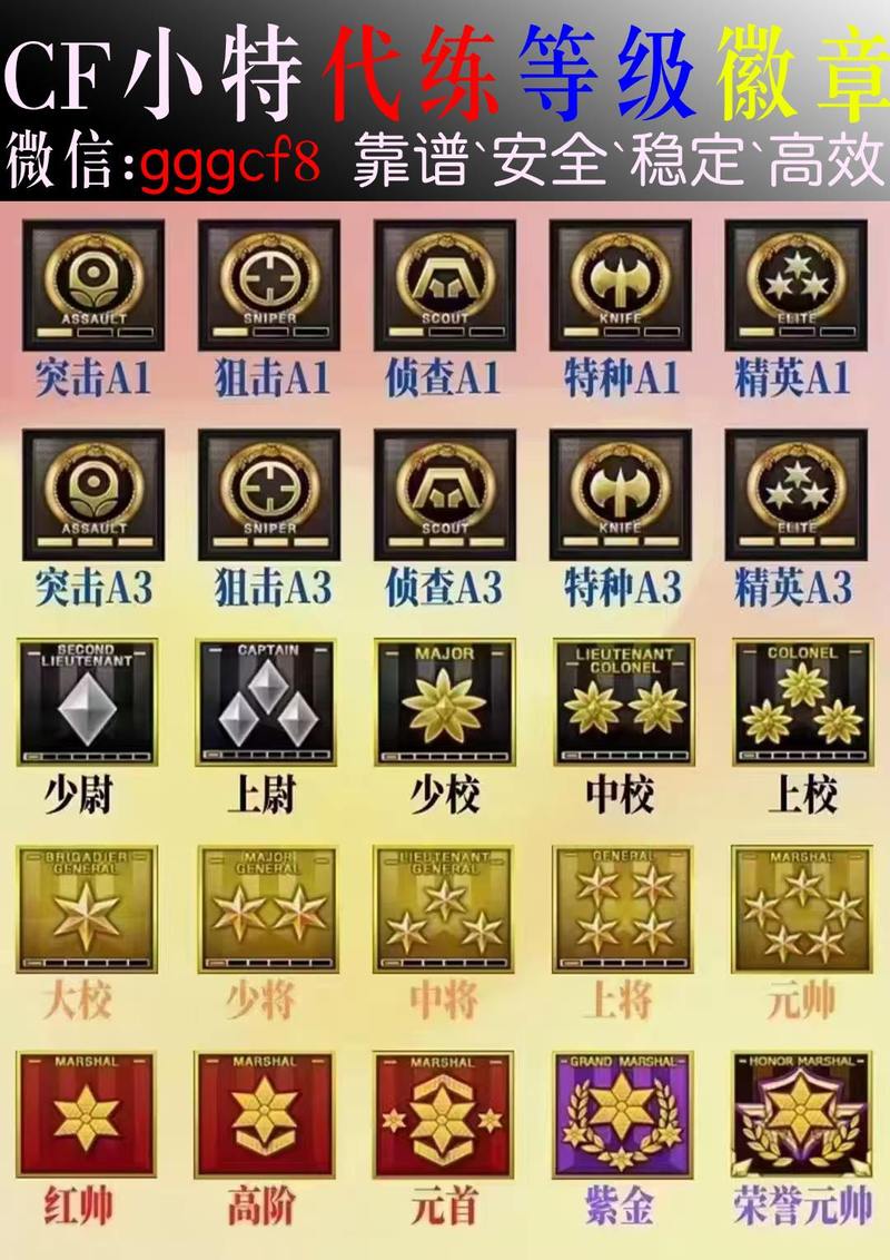 cf段位勋章怎么显示图标