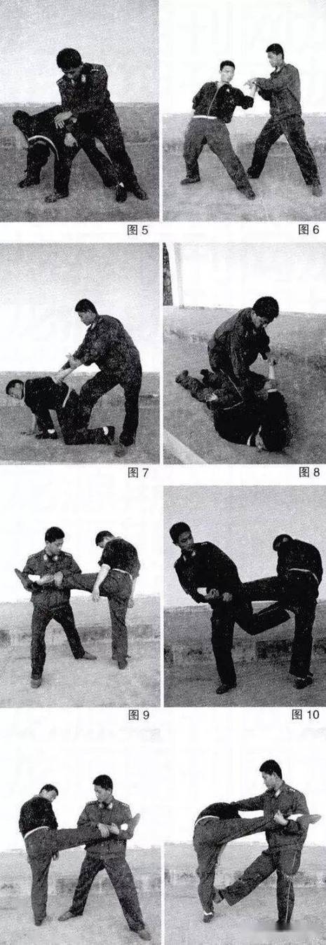 擒拿格斗口诀