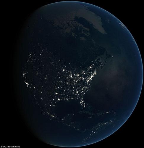 黑色的世界地图