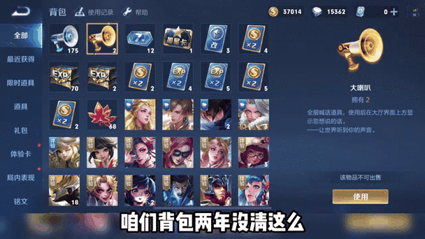 王者荣耀领的东西不在背包里