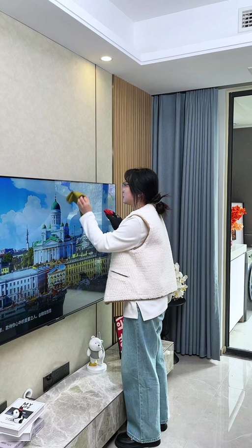 可以用湿抹布擦电视吗