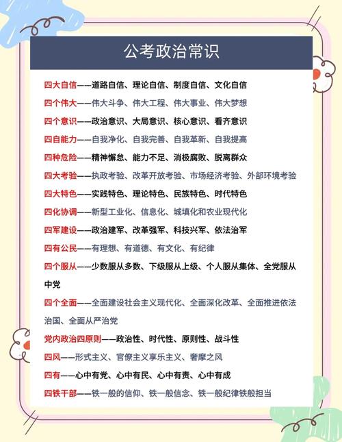 公务员必背3000个常识