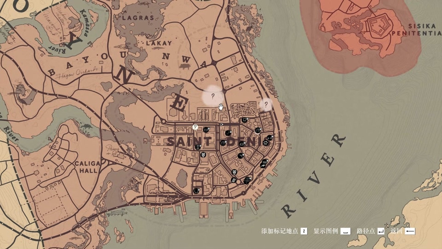 荒野大镖客2圣丹尼斯的旅馆在哪