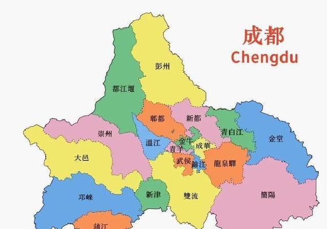 成都城区地图全图