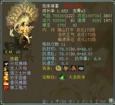 大话2孔雀带什么觉醒
