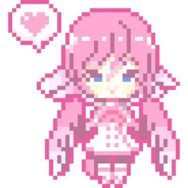 像素画女孩子
