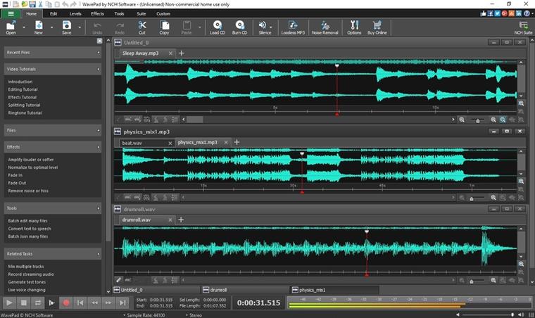 wavepad音乐编辑器教程